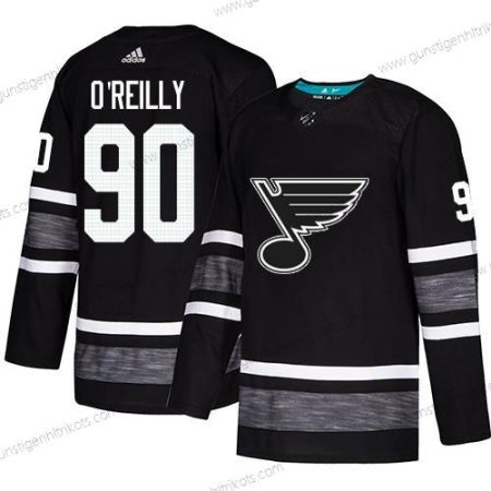 Herren Blaus #90 Ryan O’Reilly Authentisch 2019 All-Star Strickerei Hockey Trikots – Schwarz