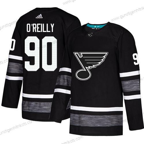 Herren Blaus #90 Ryan O’Reilly Authentisch 2019 All-Star Strickerei Hockey Trikots – Schwarz