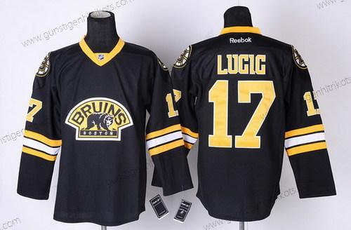 Herren Boston Bruins #17 Milan Lucic Ausweichtrikot Trikots – Schwarz