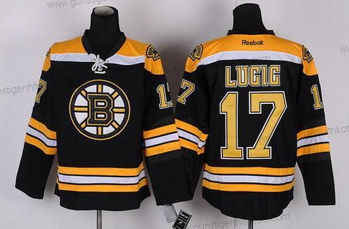 Herren Boston Bruins #17 Milan Lucic Trikots – Schwarz