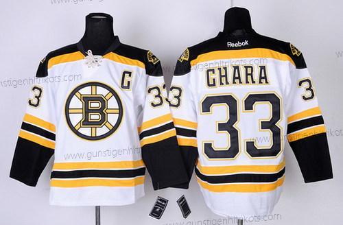 Herren Boston Bruins #33 Zdeno Chara Trikots – Weiß