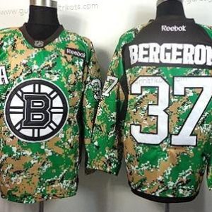 Herren Boston Bruins #37 Patrice Bergeron 2014 Trikots – Tarnfarbe