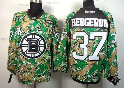 Herren Boston Bruins #37 Patrice Bergeron 2014 Trikots – Tarnfarbe