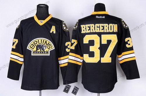 Herren Boston Bruins #37 Patrice Bergeron Ausweichtrikot Trikots – Schwarz