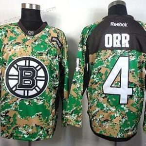 Herren Boston Bruins #4 Bobby Orr 2014 Trikots – Tarnfarbe