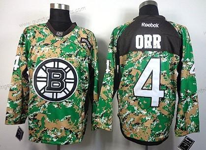 Herren Boston Bruins #4 Bobby Orr 2014 Trikots – Tarnfarbe