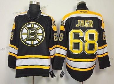 Herren Boston Bruins #68 Jaromir Jagr Trikots – Schwarz