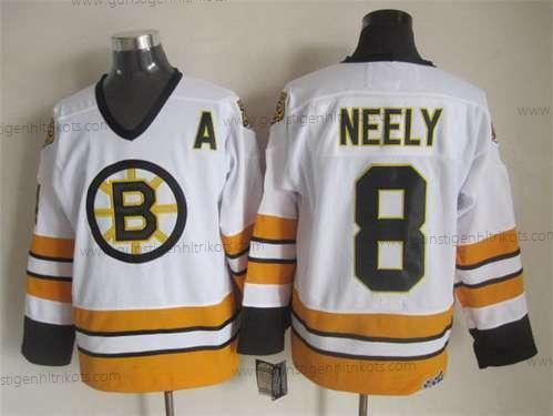 Herren Boston Bruins #8 Cam Neely 1981-82 CCM Vintage Trikots – Weiß