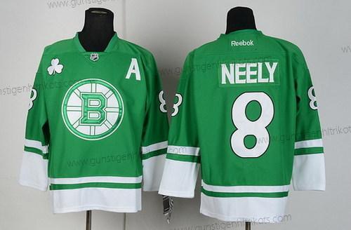 Herren Boston Bruins #8 Cam Neely St. Patrick’S Day Trikots – Grün