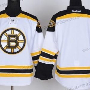 Herren Boston Bruins Leer Trikots – Weiß