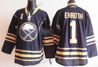 Herren Buffalo Sabres #1 Jhonas Enroth Trikots – Marineblau Blau