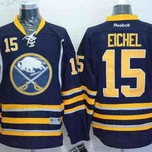 Herren Buffalo Sabres #15 Jack Eichel Heimtrikots NHL Reebok Trikots – Marineblau Blau