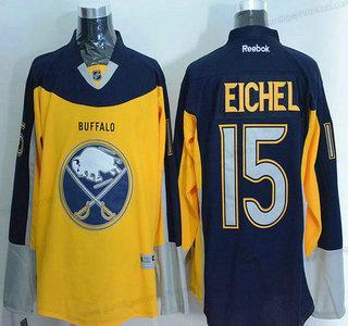 Herren Buffalo Sabres #15 Jack Eichel Reebok ersatzweise Premier Trikots – Gold