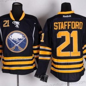 Herren Buffalo Sabres #21 Drew Stafford Trikots – Marineblau Blau