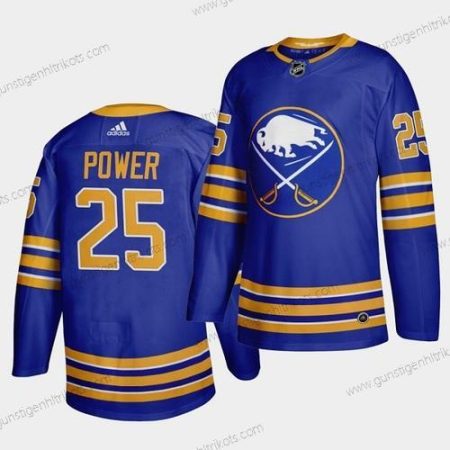 Herren Buffalo Sabres #25 Owen Power Royal Strickerei Trikots – Blau