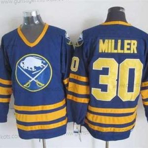 Herren Buffalo Sabres #30 Ryan Miller 1983-84 CCM Vintage Trikots – Marineblau Blau