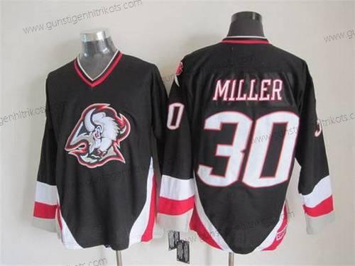 Herren Buffalo Sabres #30 Ryan Miller 1996-97 CCM Vintage Trikots – Schwarz