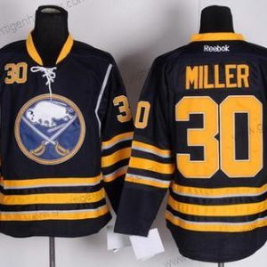 Herren Buffalo Sabres #30 Ryan Miller Trikots – Marineblau Blau