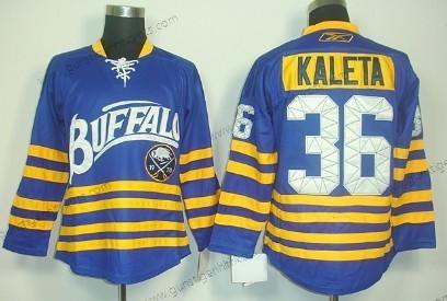 Herren Buffalo Sabres #36 Patrick Kaleta Ausweichtrikot Trikots – Blau