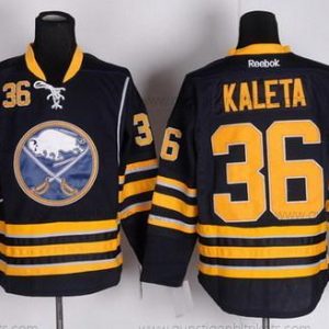 Herren Buffalo Sabres #36 Patrick Kaleta Trikots – Marineblau Blau