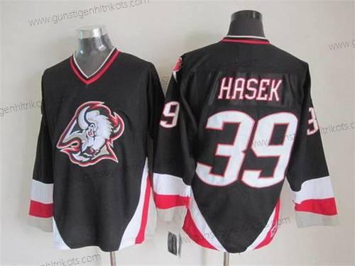 Herren Buffalo Sabres #39 Dominik Hasek 1996-97 CCM Vintage Trikots – Schwarz