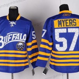 Herren Buffalo Sabres #57 Tyler Myers Ausweichtrikot Trikots – Blau