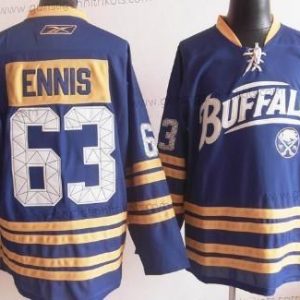 Herren Buffalo Sabres #63 Tyler Ennis Ausweichtrikot Trikots – Blau