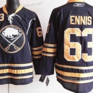 Herren Buffalo Sabres #63 Tyler Ennis Trikots – Marineblau Blau