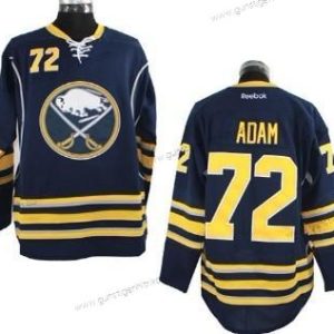 Herren Buffalo Sabres #72 Luke Adam Trikots – Marineblau Blau