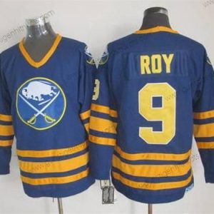 Herren Buffalo Sabres #9 Derek Roy 1983-84 CCM Vintage Trikots – Marineblau Blau