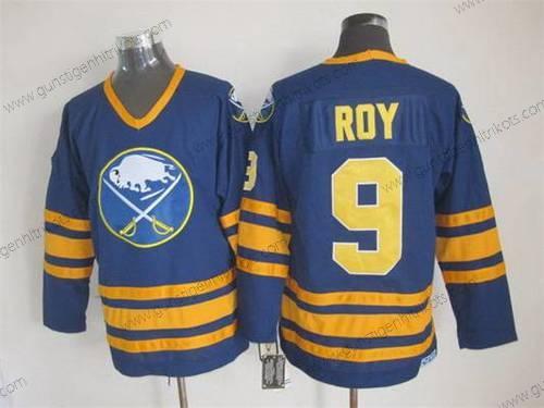 Herren Buffalo Sabres #9 Derek Roy 1983-84 CCM Vintage Trikots – Marineblau Blau