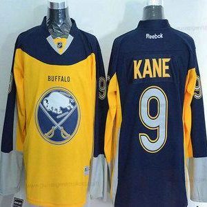 Herren Buffalo Sabres #9 Evander Kane Reebok ersatzweise Premier Trikots – Gold