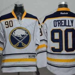 Herren Buffalo Sabres #90 Ryan O’Reilly Reebok Auswärtstrikots Premier Trikots – Weiß