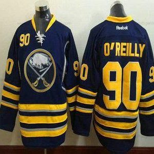 Herren Buffalo Sabres #90 Ryan O’Reilly Reebok Heimtrikots Premier Trikots – Marineblau Blau