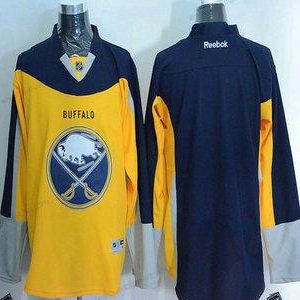 Herren Buffalo Sabres Leer Reebok ersatzweise Premier Trikots – Gold