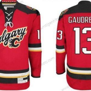 Herren Calgary Flames #13 Johnny Gaudreau 2016 Premier ersatzweise Trikots – Rot