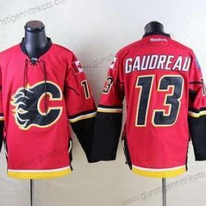 Herren Calgary Flames #13 Johnny Gaudreau Trikots – Rot