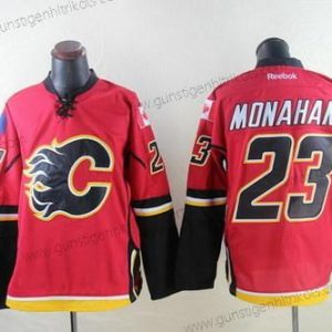 Herren Calgary Flames #23 Sean Monahan Trikots – Rot