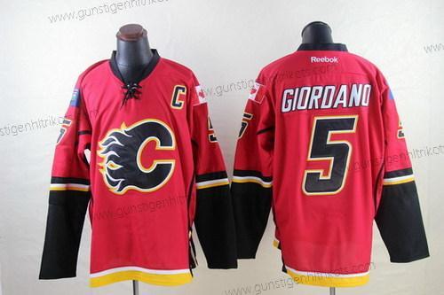 Herren Calgary Flames #5 Mark Giordano Trikots – Rot