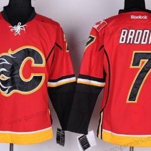 Herren Calgary Flames #7 T.J. Brodie Trikots – Rot