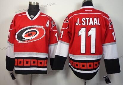 Herren Carolina Hurricanes #11 Jordan Staal Ausweichtrikot Trikots – Rot