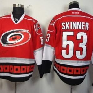 Herren Carolina Hurricanes #53 Jeff Skinner Ausweichtrikot Trikots – Rot