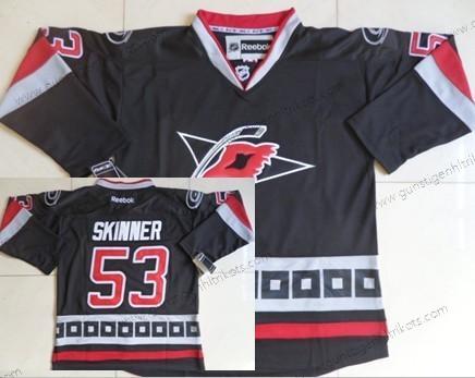 Herren Carolina Hurricanes #53 Jeff Skinner Ausweichtrikot Trikots – Schwarz