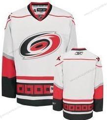 Herren Carolina Hurricanes Leer Ausweichtrikot Trikots – Weiß