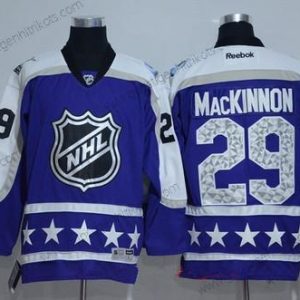 Herren Central Division Colorado Avalanche #29 Nathan Mackinnon Reebok 2017 NHL All-Star Strickerei Ice Hockey Trikots – Lila