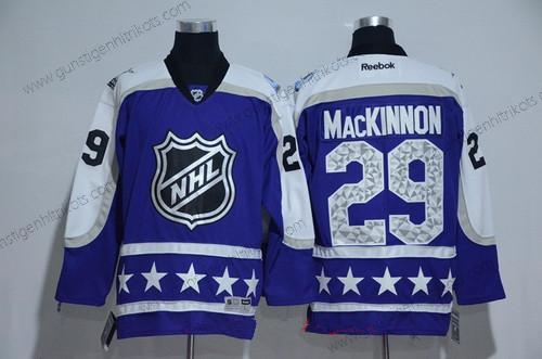 Herren Central Division Colorado Avalanche #29 Nathan Mackinnon Reebok 2017 NHL All-Star Strickerei Ice Hockey Trikots – Lila