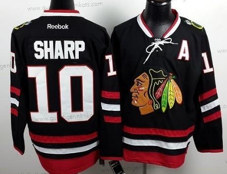 Herren Chicago Blackhawks #10 Patrick Sharp 2014 Stadium Series Trikots – Schwarz