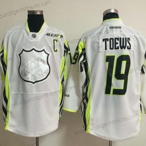 Herren Chicago Blackhawks #19 Jonathan Toews 2015 All-Stars Trikots – Weiß