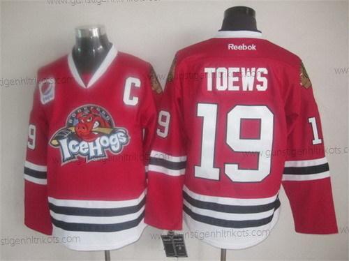 Herren Chicago Blackhawks #19 Jonathan Toews 2015 Icehogs Trikots – Rot