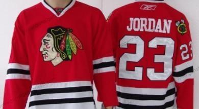 Herren Chicago Blackhawks #23 Michael Jordan Trikots – Rot